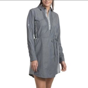 KUHL KILEY CHAMBRAY SHIRT DRESS